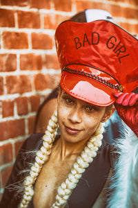 Bad Girl Biker Hat (4 Pieces)