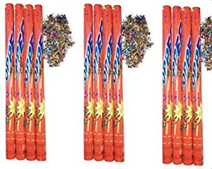 4 Pack of 40 Inch Multicolor Canon Confetti Tubes for Weddings, Birthday Parties and Special Events/Occassions