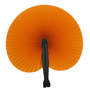 36 Pieces 5.5 Inches Foldable Bright Paper Fans