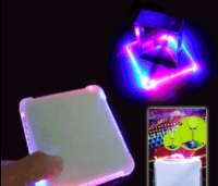 Flashing Cup Coasters for Parties (12 Pieces)