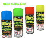 4 Cans of Glow in the dark Crazy String