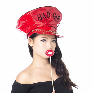 Bad Girl Biker Hat (4 Pieces)