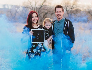 Gender Reveal Smoke Grenade Blue (3 Pack)