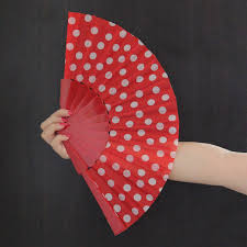 36 Pieces of polka dot fan