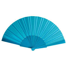 36 Pieces of Solid Color Plastic Folding Fan