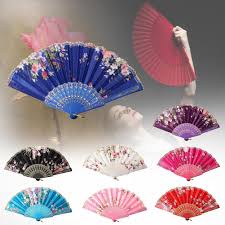 36 Pieces Assorted Color Chinese Silk Fan