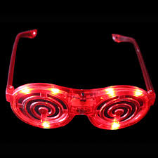 12 Pieces Glowing Spiral Eyeglasses for Stags and Bachelorette Parties in Assorted Colors